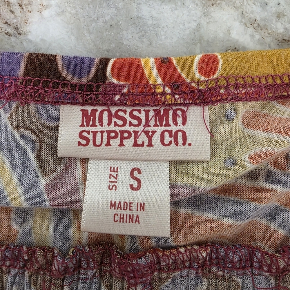 Mossimo Supply Co. Floral Maxi Dress Purple Yellow Size Small - Picture 8 of 9